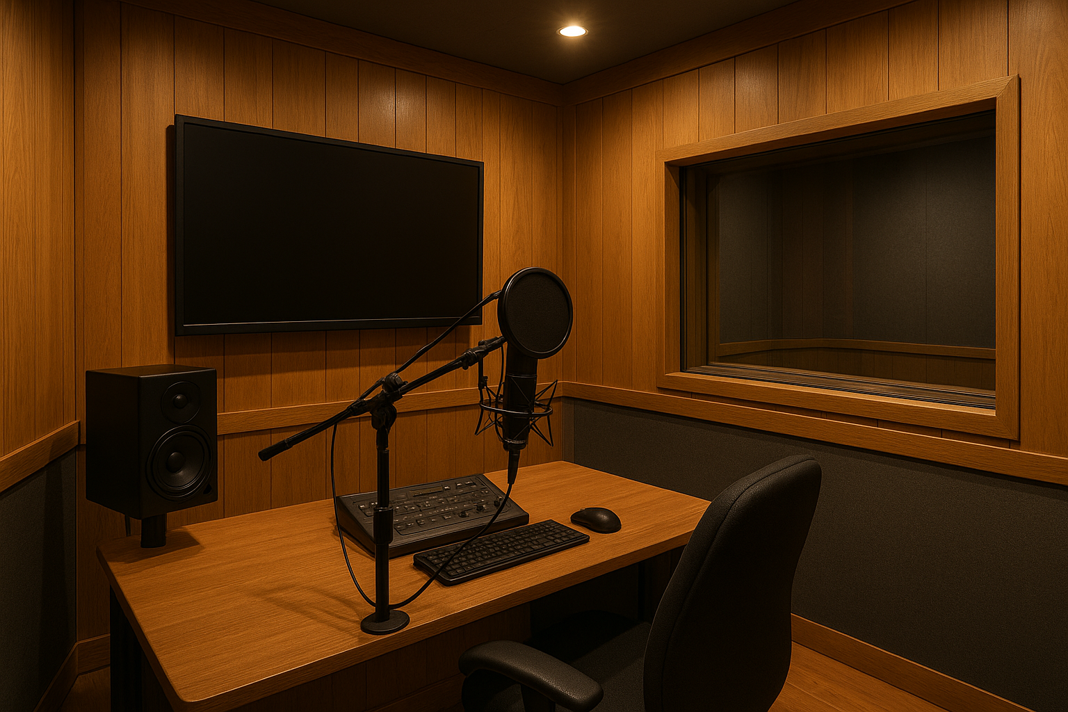Dubbing and ADR booth